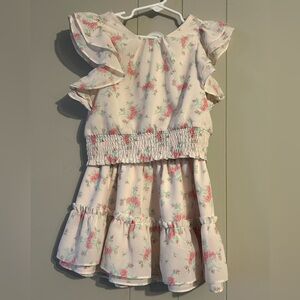 Janie & Jack floral skirt set